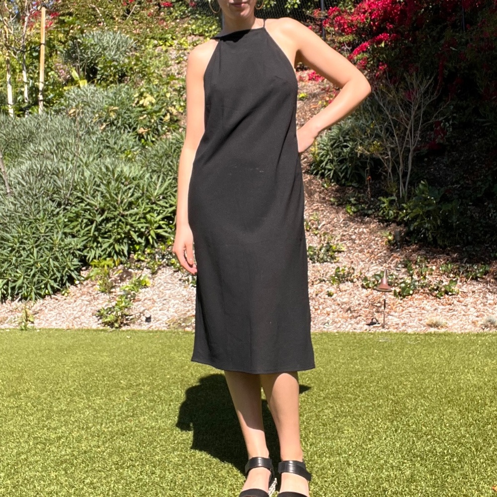 Black slip dress for summahhhh